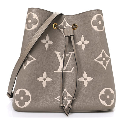 Louis Vuitton Empreinte Monogram Giant Neonoe MM Tourterelle Creme 1 of 11