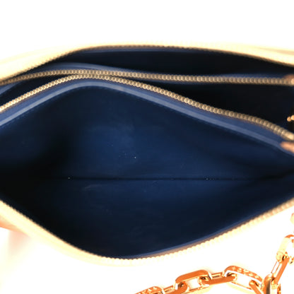 Louis Vuitton Lambskin Embossed Monogram Coussin PM Camel 7 of 11