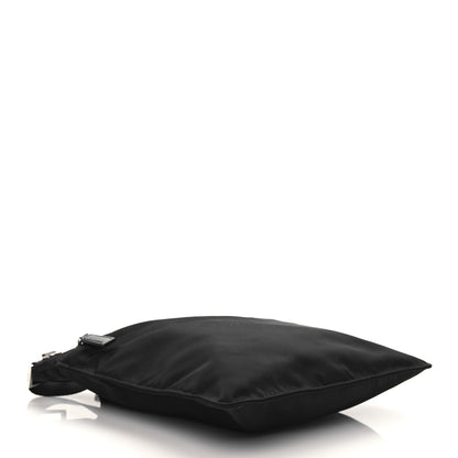 Prada Nylon Vela Flat Messenger Bag Black 6 of 6