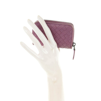 Bottega Veneta Nappa Intrecciato Zip Around Coin Purse Peony 2 of 8