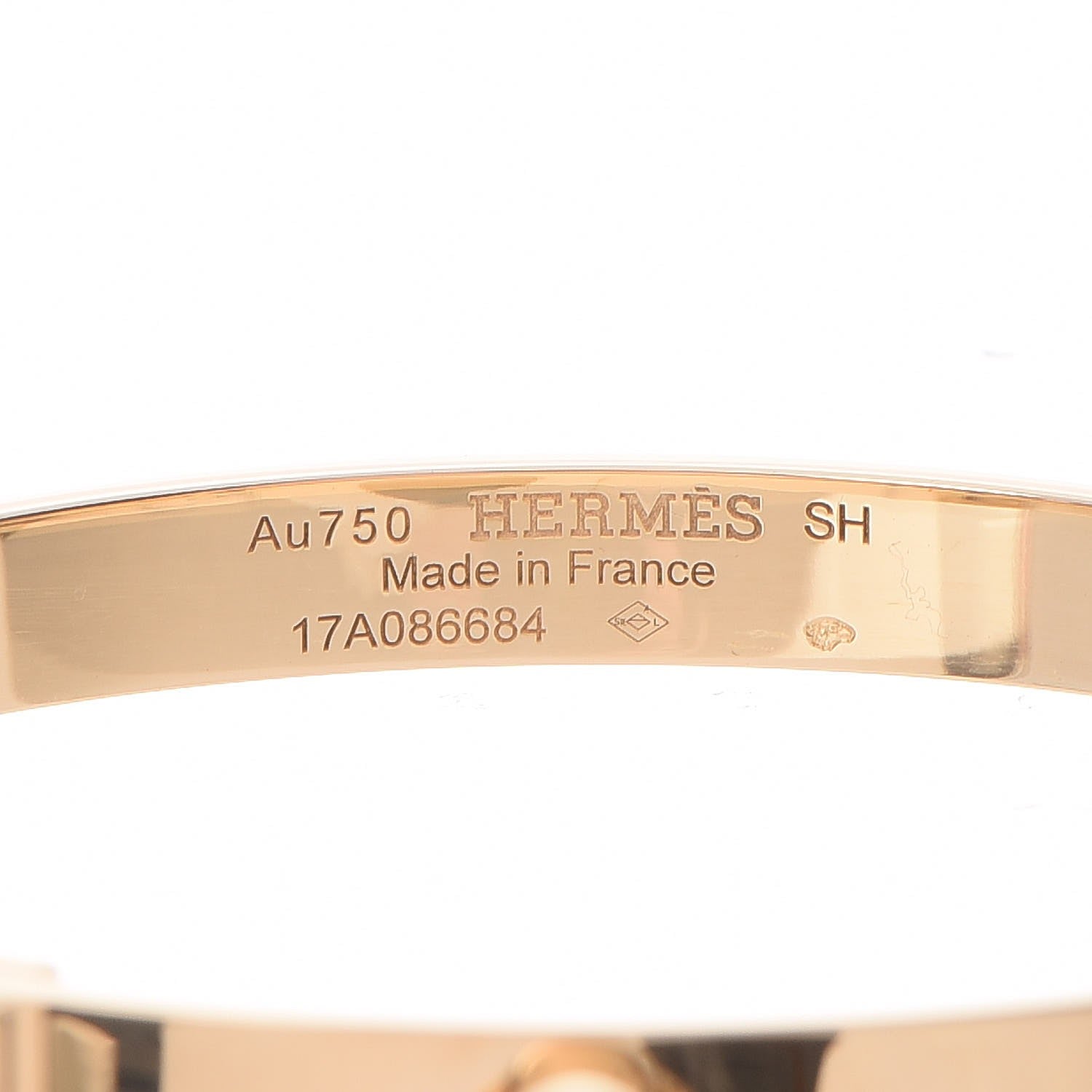 Hermes 18K Yellow Gold PM Collier De Chien Bracelet SH 4 of 5
