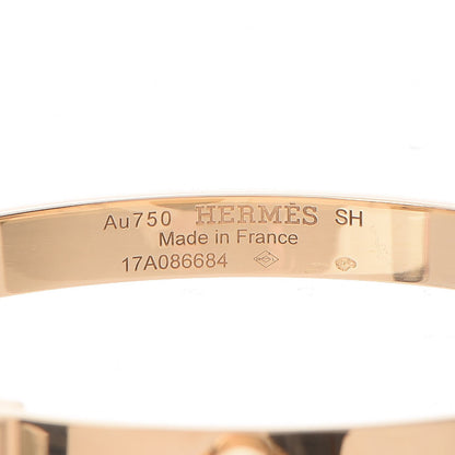 Hermes 18K Yellow Gold PM Collier De Chien Bracelet SH 4 of 5