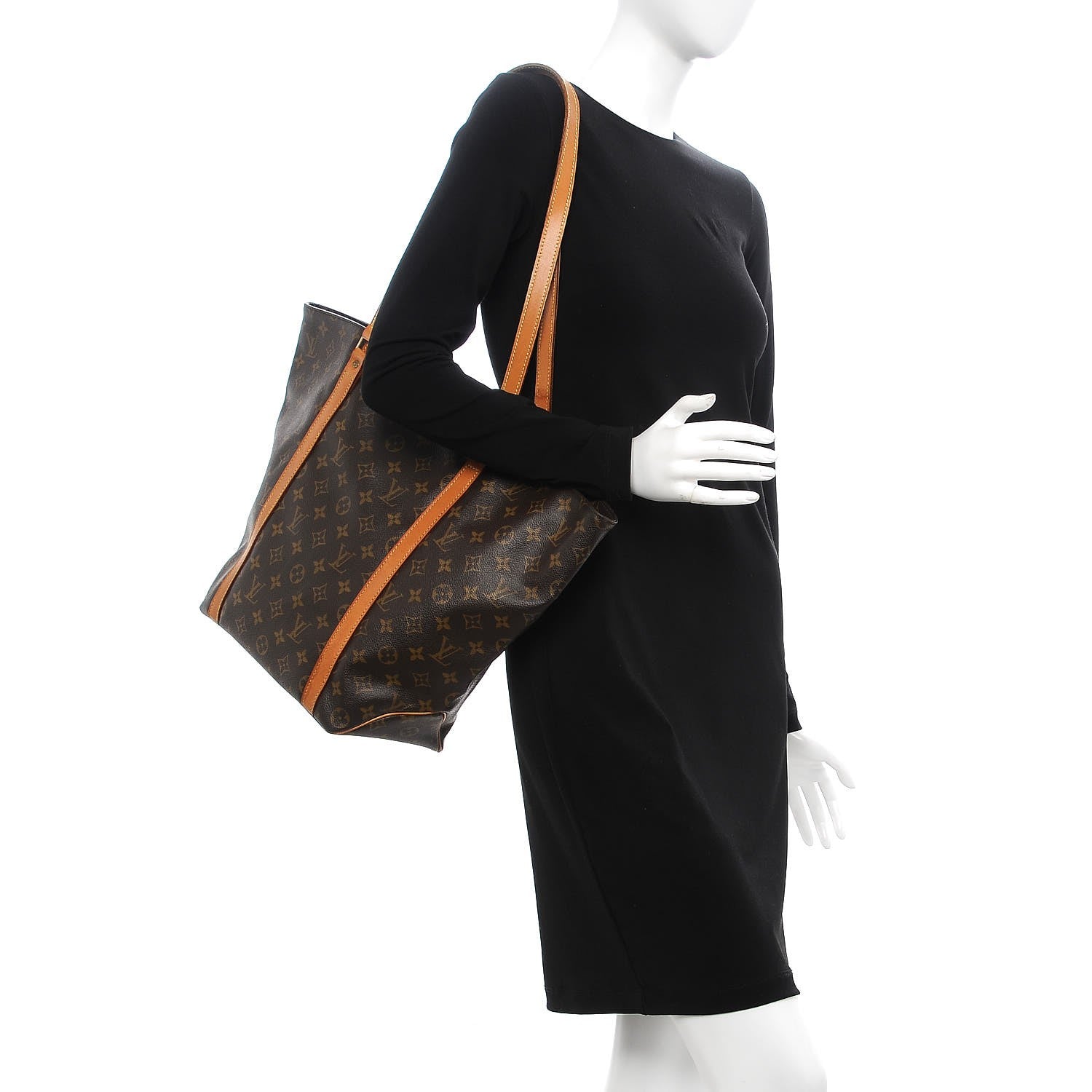 Louis Vuitton Monogram Sac Shopping Tote 2 of 9