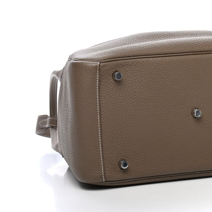 Hermes Taurillon Clemence Lindy 30 Etoupe 8 of 9