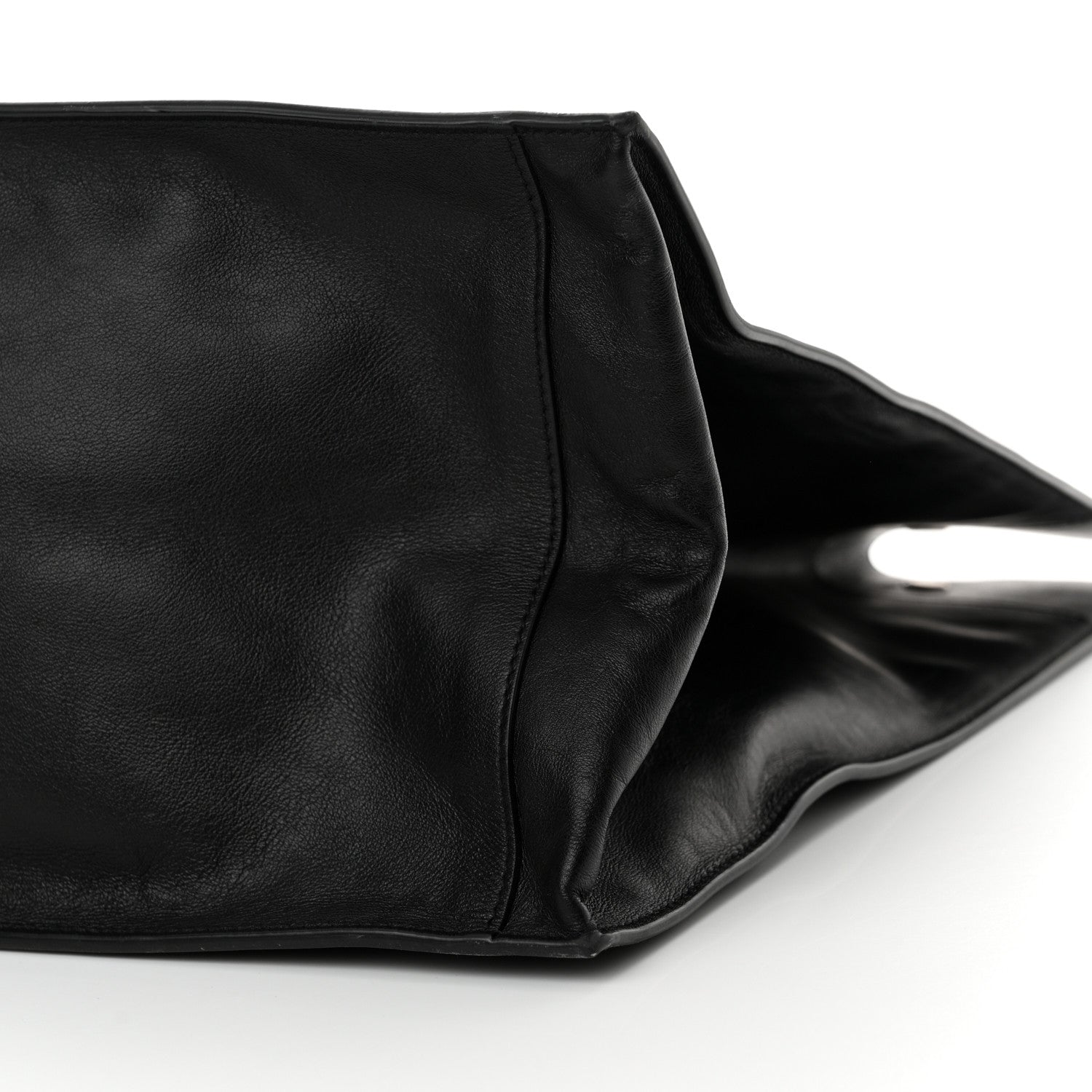 Saint Laurent Vitello Rive Gauche Large Tote Black 10 of 13