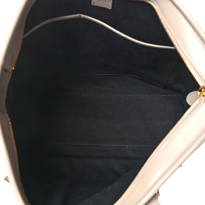 Tom Ford Grained Calfskin East West Zipper Tote Taupe 5 of 8