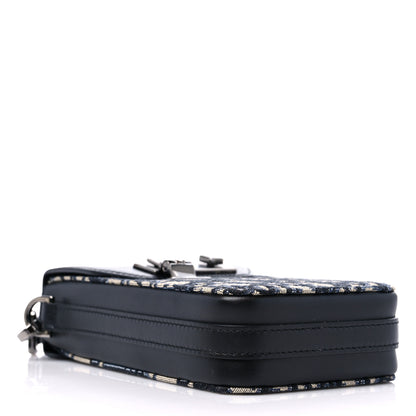 Christian Dior Oblique Calfskin Vertical Pouch Black 4 of 8