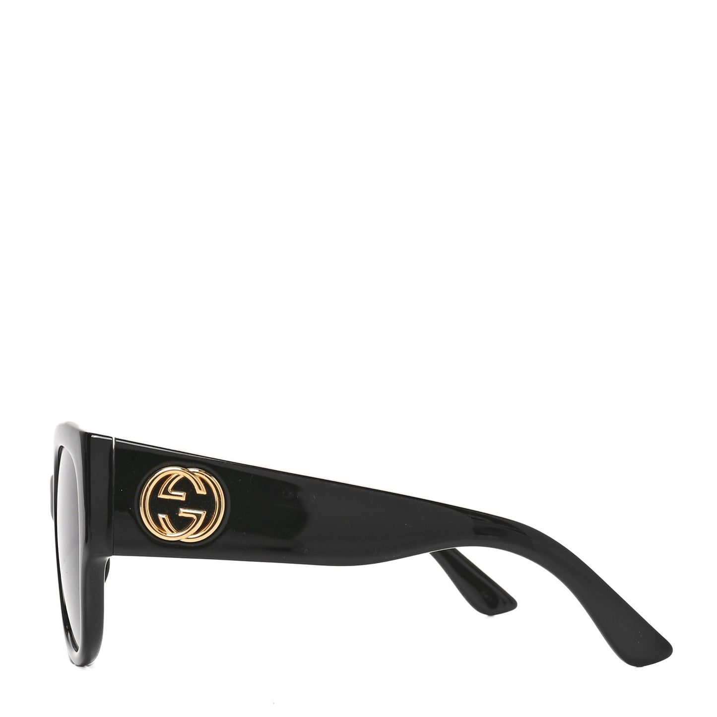 Acetate Square Frame Sunglasses GG0142SA Black