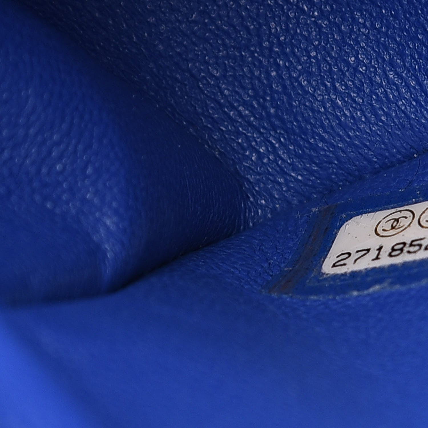 Chanel Lambskin Quilted Mini Rectangular Flap Royal Blue 7 of 12