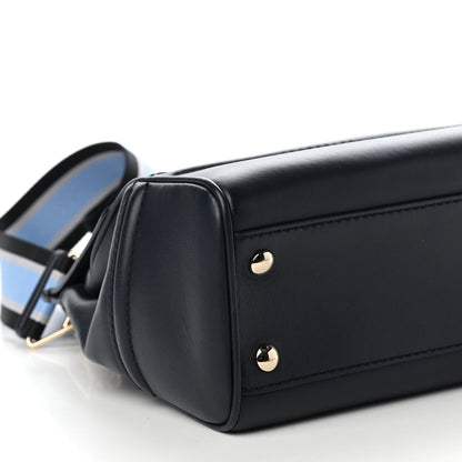 Versace Vitello Medium Palazzo Empire Bag Deep Blue 7 of 8