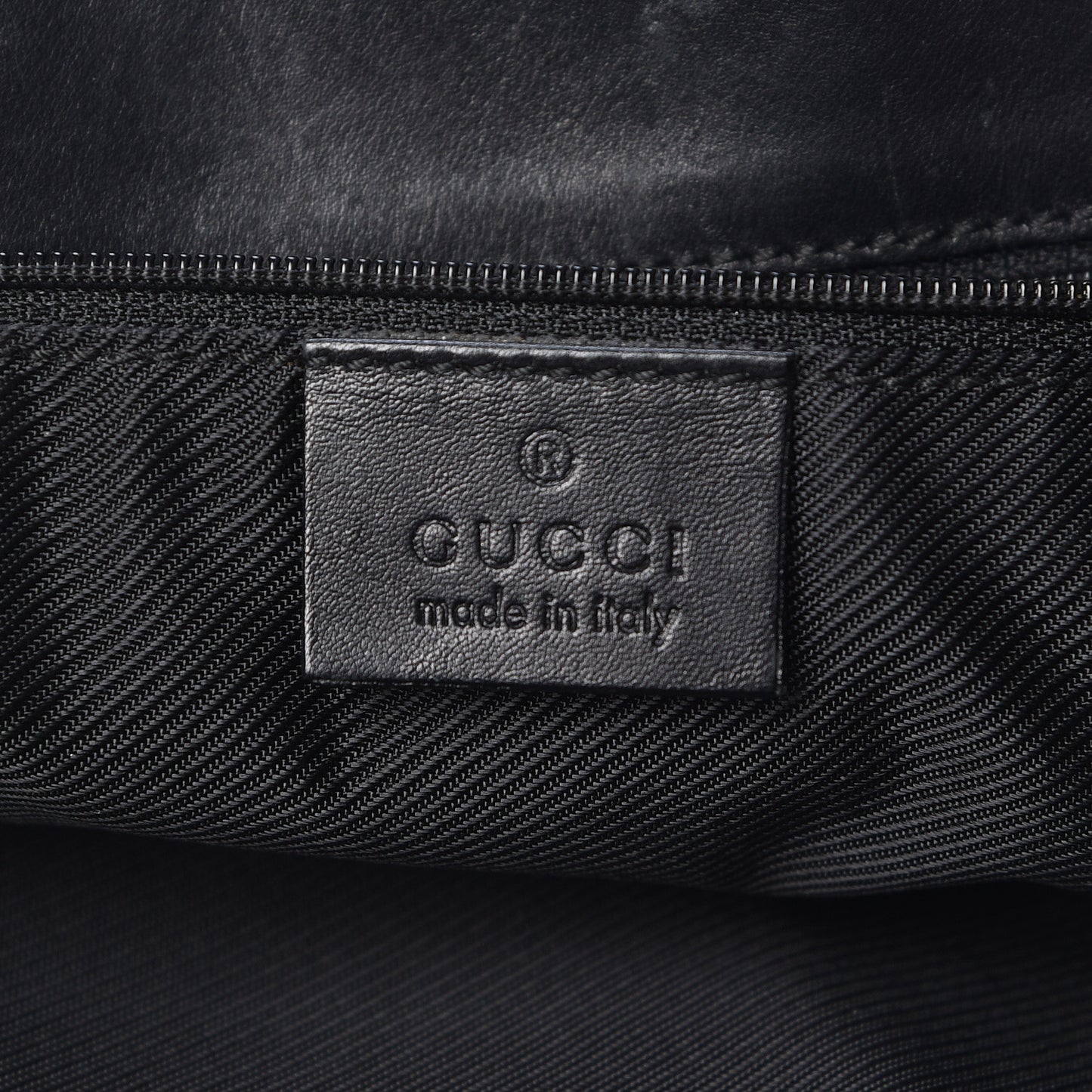 Monogram Bucket Tote Black