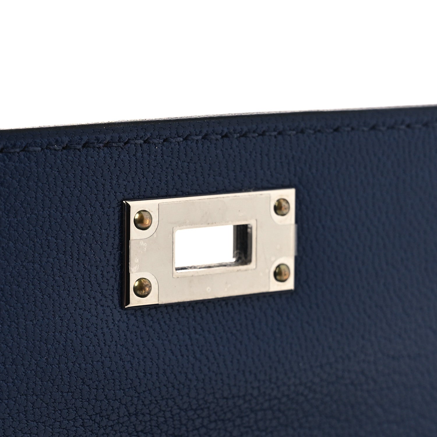Hermes Chevre Chamkila Kelly Pocket Long Wallet Bleu Indigo 8 of 9