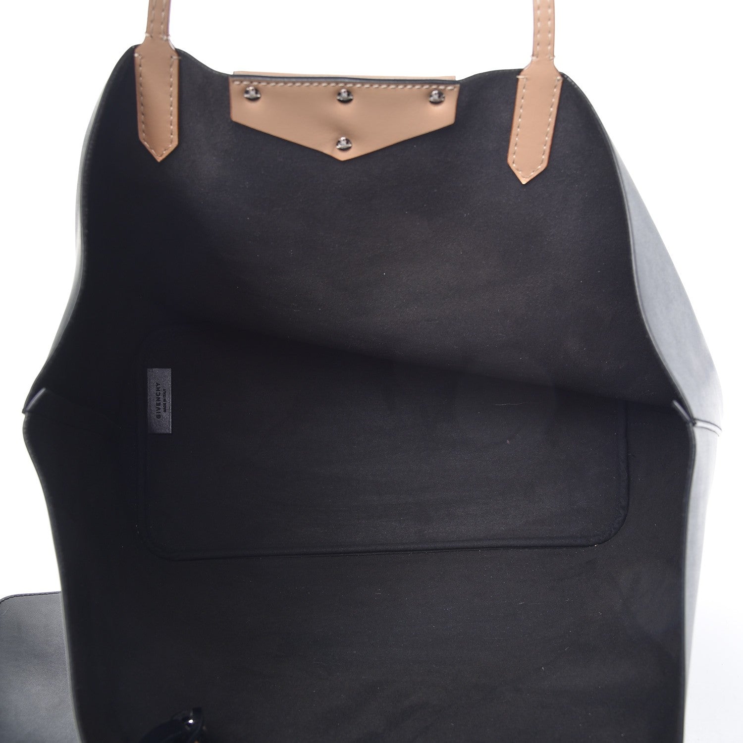 Givenchy Calfskin Large Antigona Tote Black Beige 6 of 12