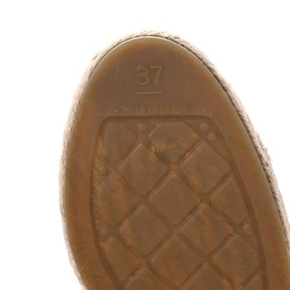 Chanel Lambskin CC Espadrilles 37 Red 9 of 9