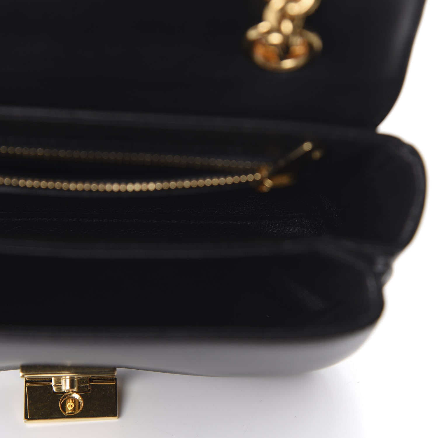 Celine Shiny Calfskin Small C Bag Black 6 of 10