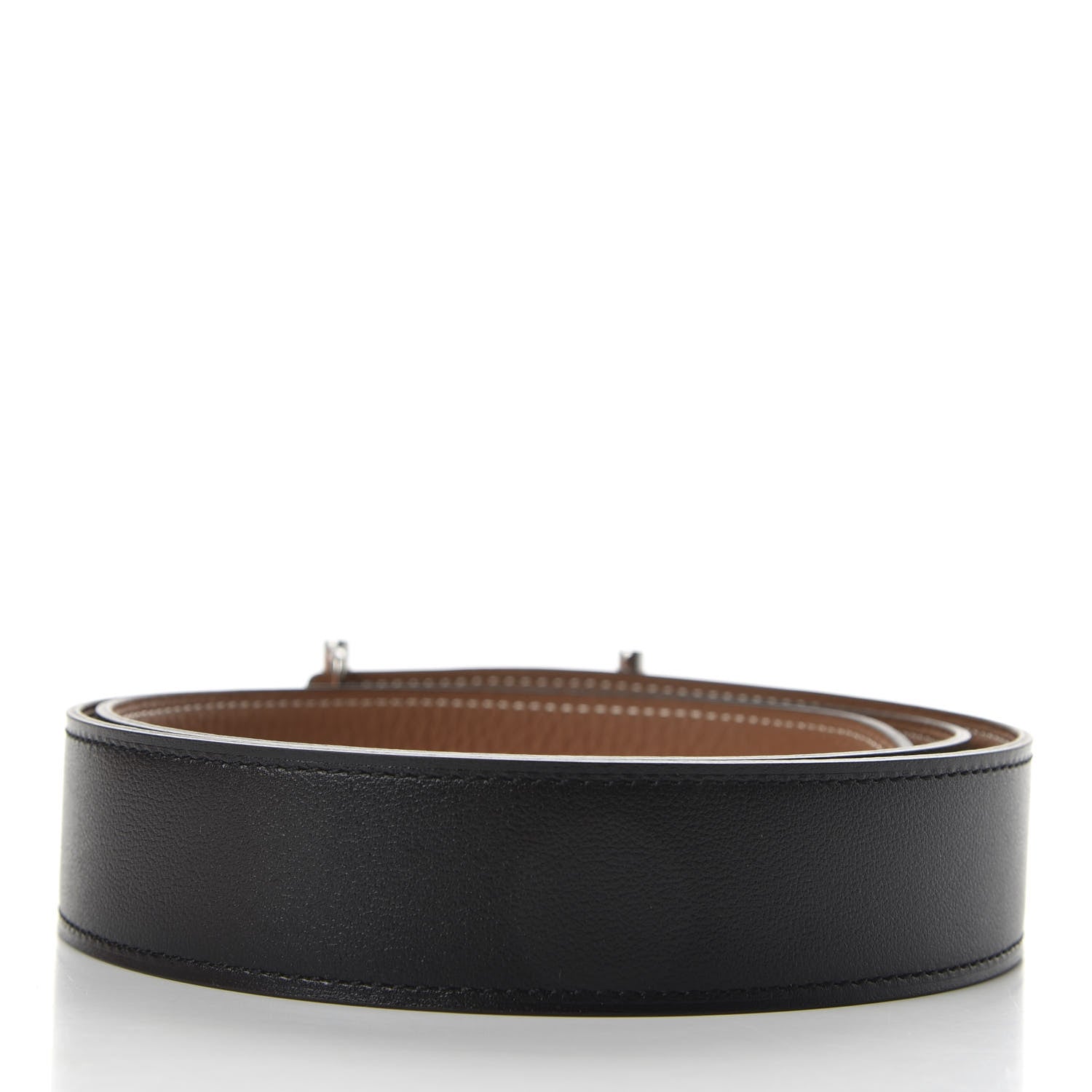 Hermes Swift Togo 32mm Rider Belt 85 Black Gold 2 of 5