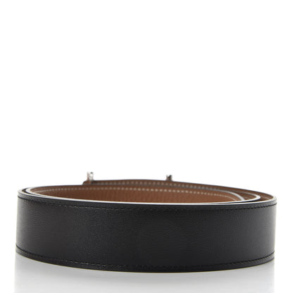 Hermes Swift Togo 32mm Rider Belt 85 Black Gold 2 of 5