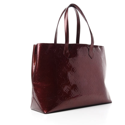 Louis Vuitton Vernis Wilshire MM Rouge Fauviste 3 of 11