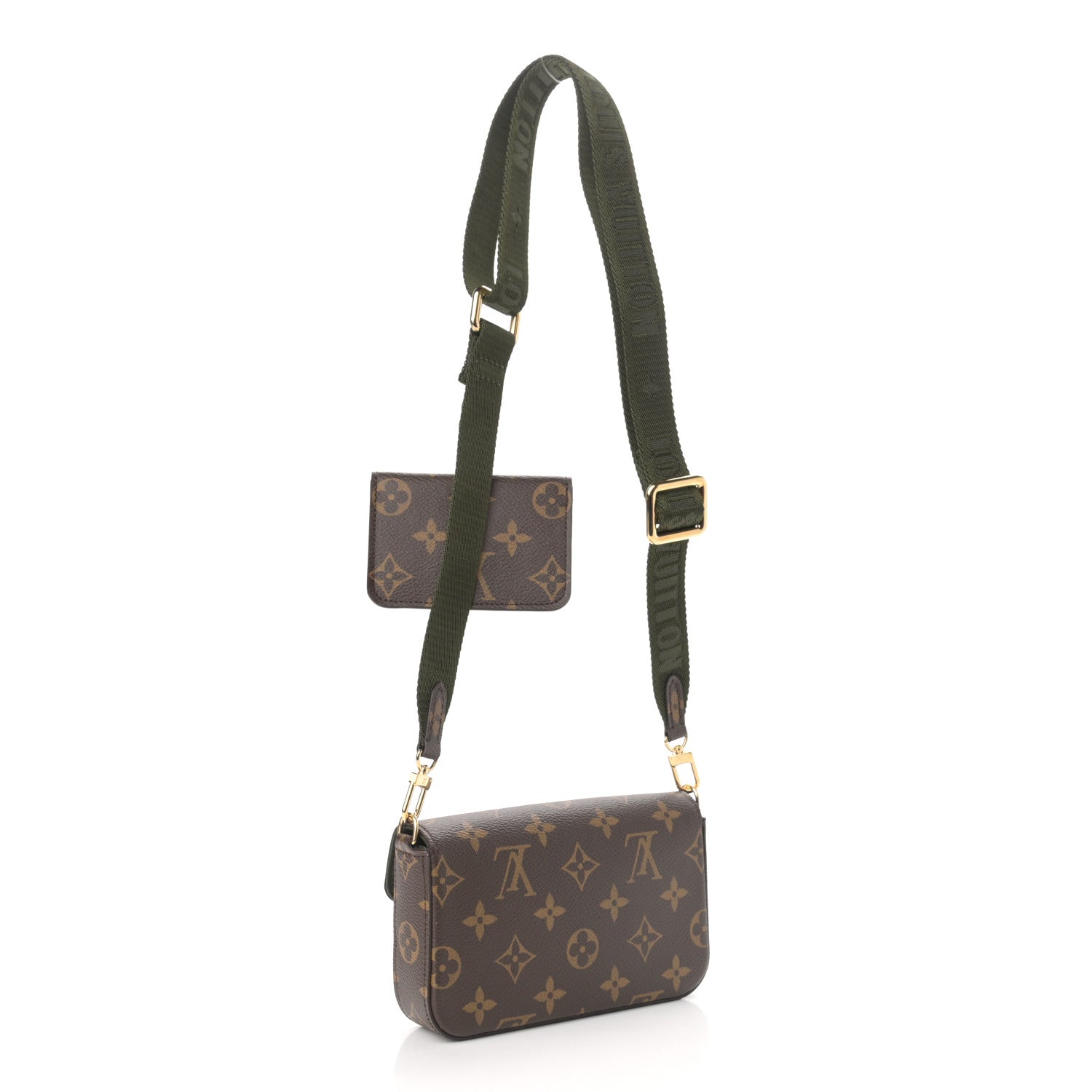 Louis Vuitton Monogram Felicie Strap & Go Kaki 3 of 11