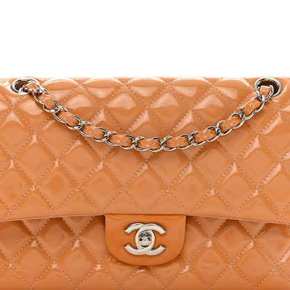 Chanel Patent Quilted Medium Double Flap Light Pink 5 of 12