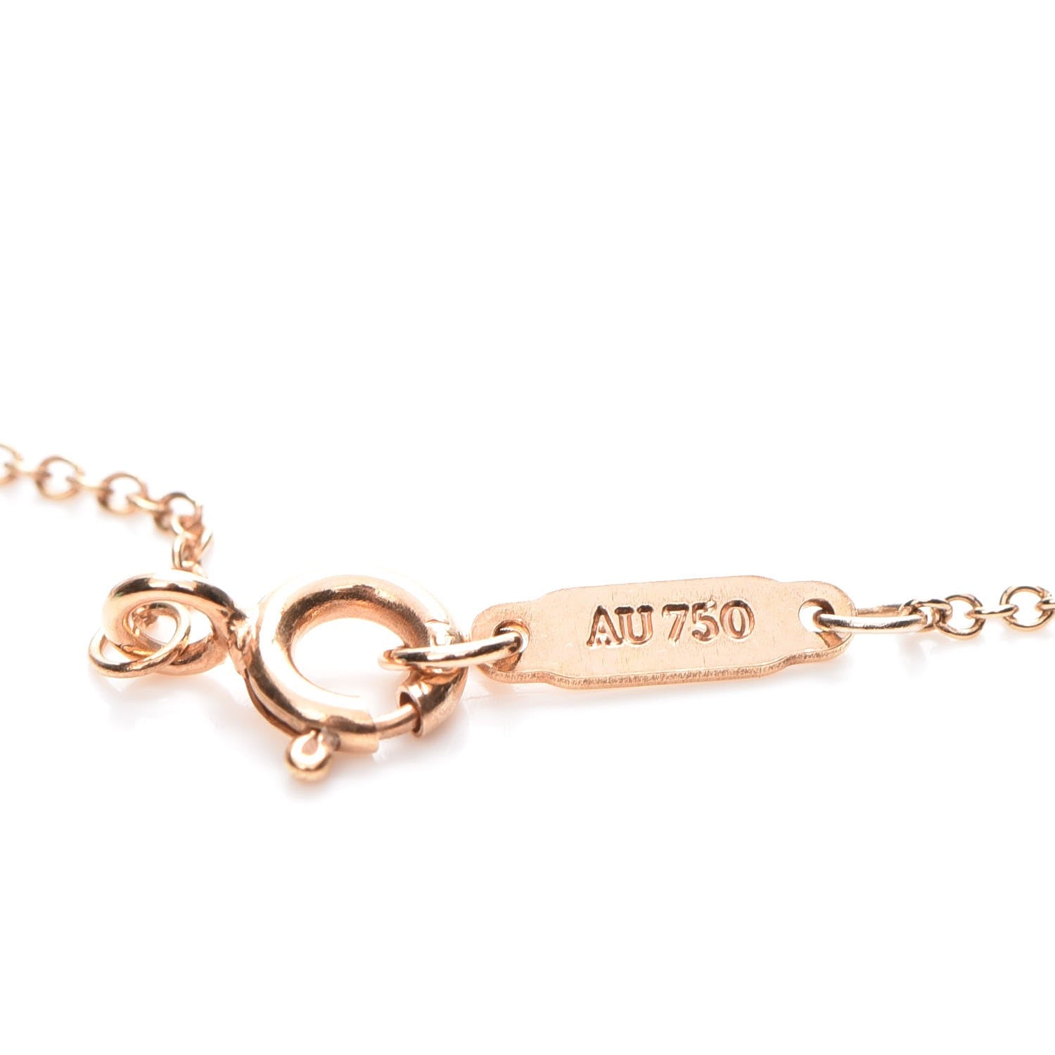 Tiffany 18K Rose Gold Diamond Somerset Pendant Necklace 5 of 7