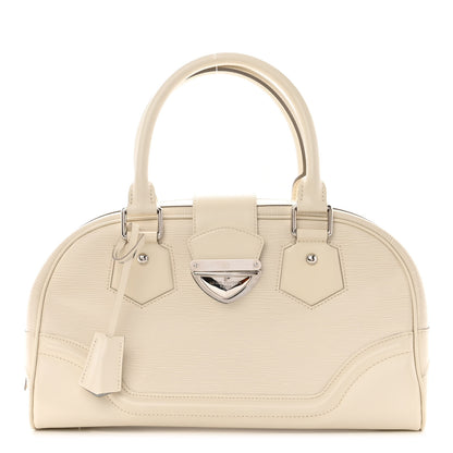 Louis Vuitton Epi Bowling Montaigne GM Ivory 1 of 12