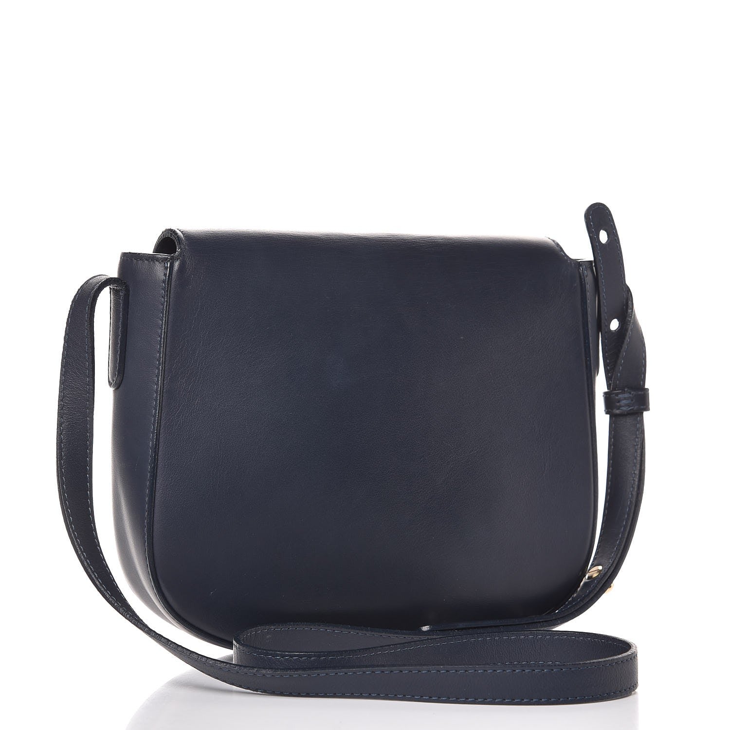 Mansur Gavriel Calfskin Flap Crossbody Bag Blu 3 of 10