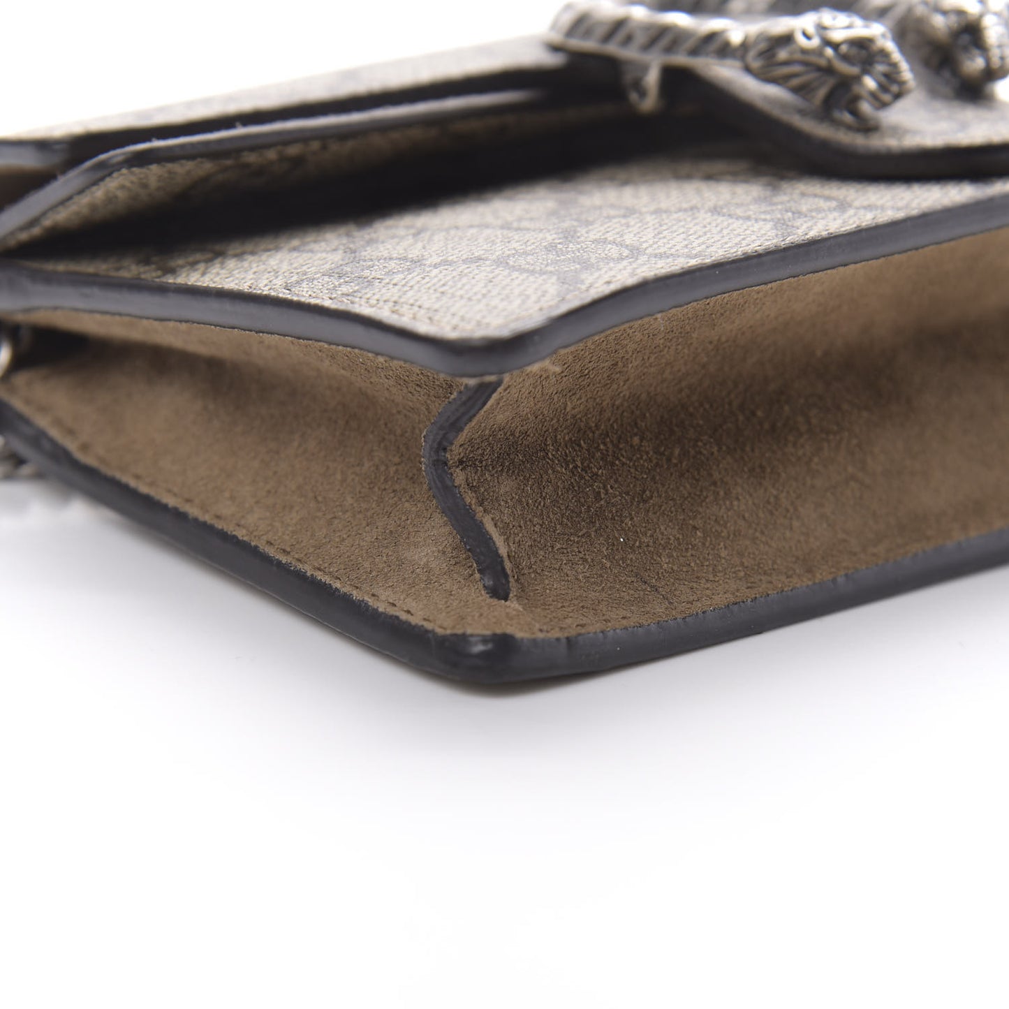 GG Supreme Monogram Super Mini Dionysus Shoulder Bag Taupe