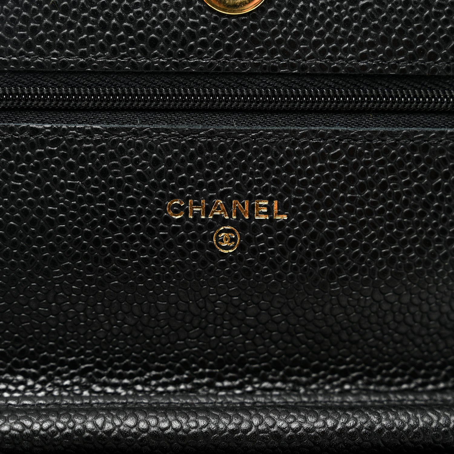 Chanel Caviar Quilted Wallet on Chain WOC Black 7 of 11