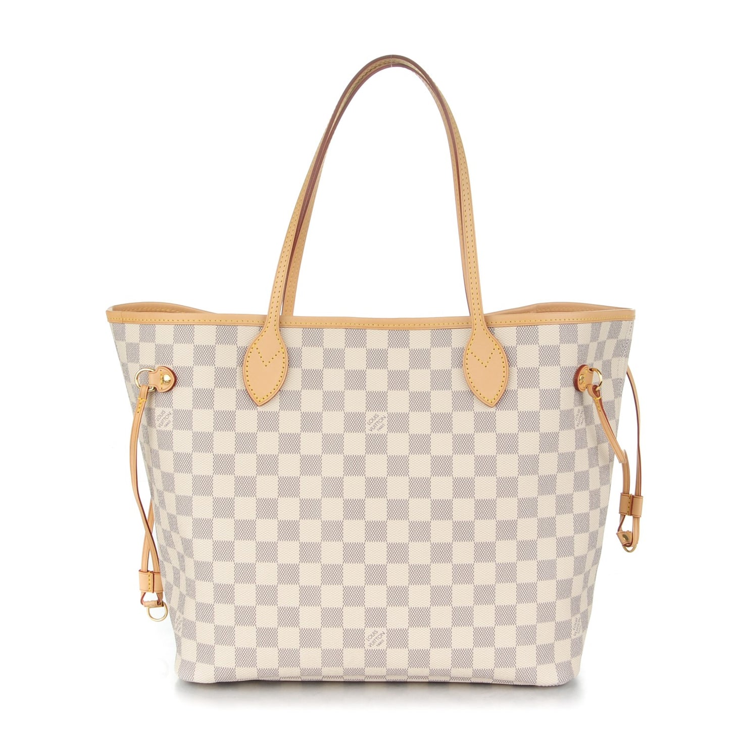 Damier Azur Neo Neverfull MM Rose Ballerine