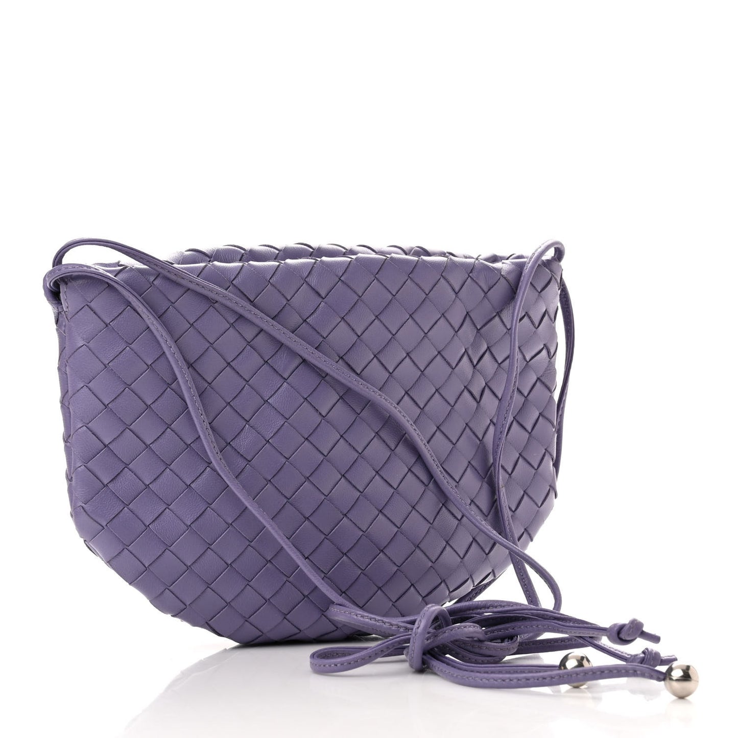 Nappa Intrecciato Mini Bulb Lavender