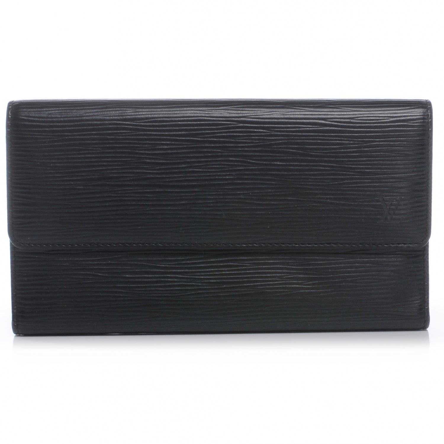 Louis Vuitton Epi Porte Tresor International Wallet Black 1 of 7