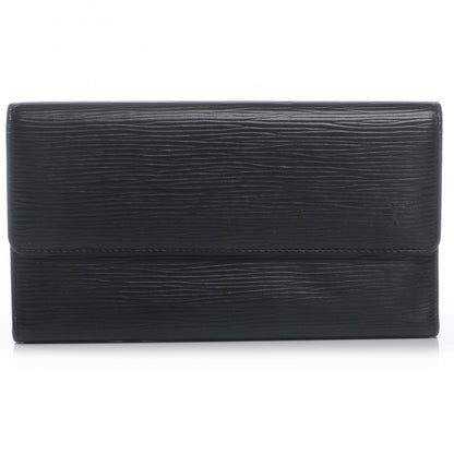 Louis Vuitton Epi Porte Tresor International Wallet Black 1 of 7