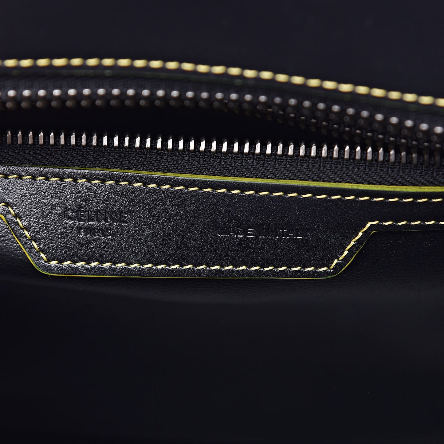 Satin Calfskin Debossed Micro Luggage Black