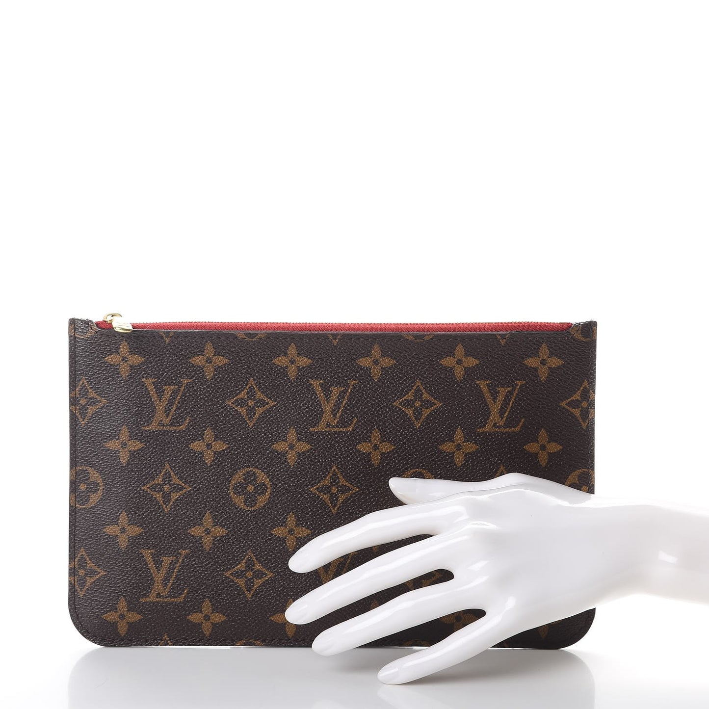 Monogram Neverfull MM GM Pochette Cherry