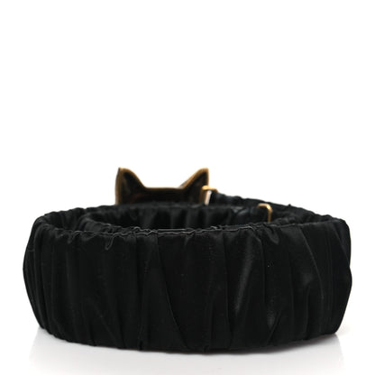 Gucci Satin Fox Head Buckle Belt 85 34 Black 3 of 4