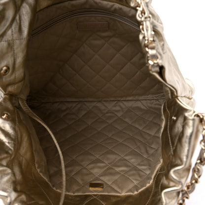 Chanel Metallic Calfskin Quilted Chanel 22 Golden 6 of 10