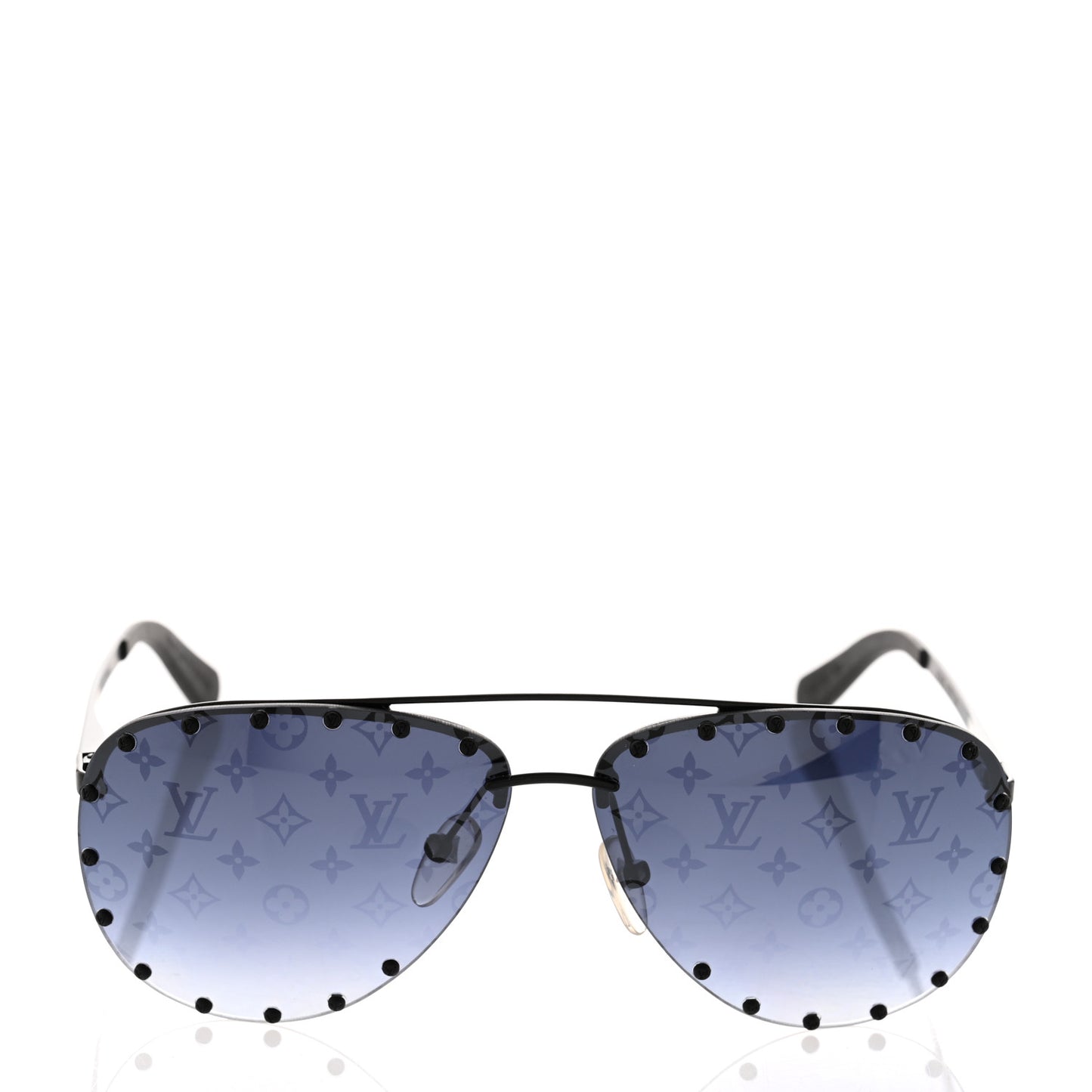 Monogram The Party Aviator Sunglasses Z0971U Black