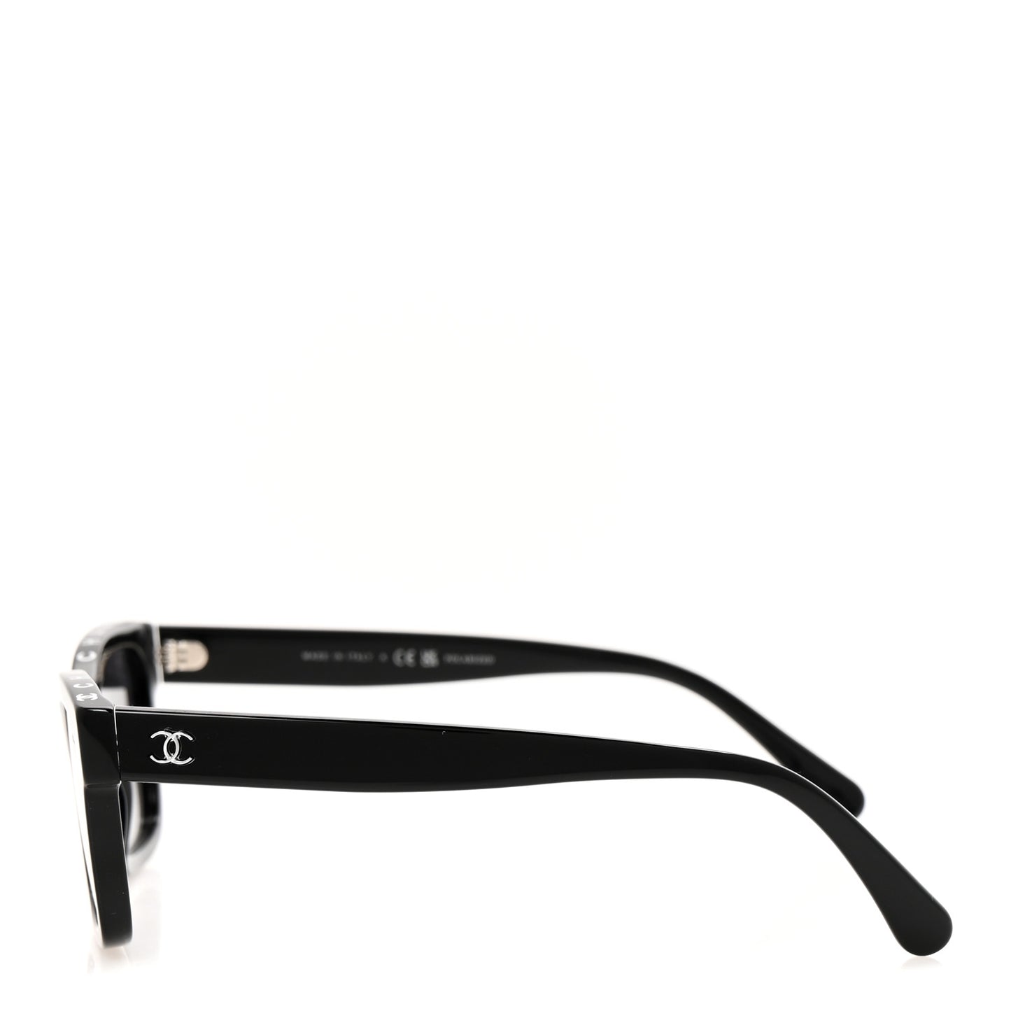 Acetate Polarized Square Sunglasses 5417 Black