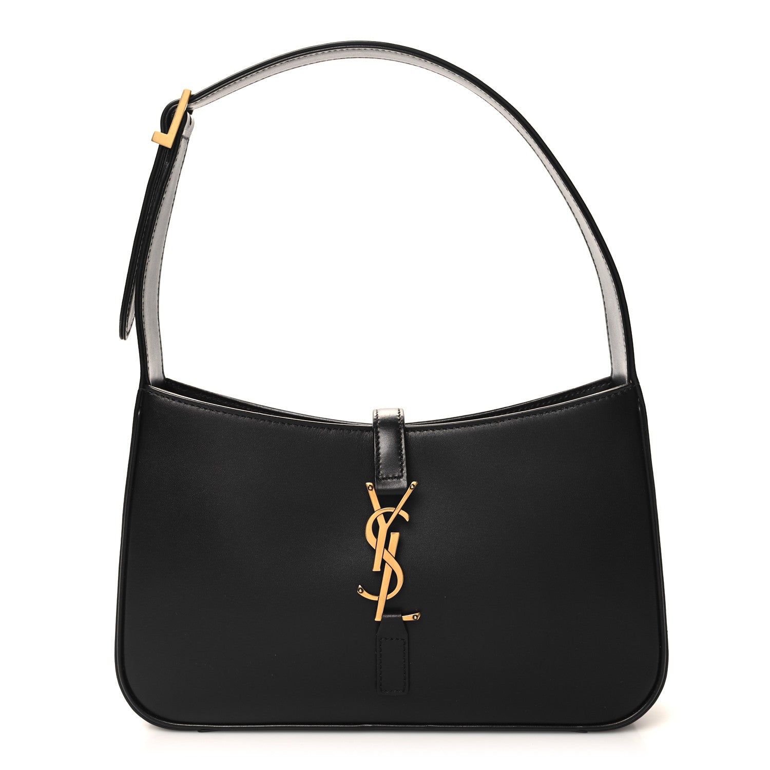 Saint Laurent Smooth Calfskin Le 5 A 7 Hobo Black 1 of 10