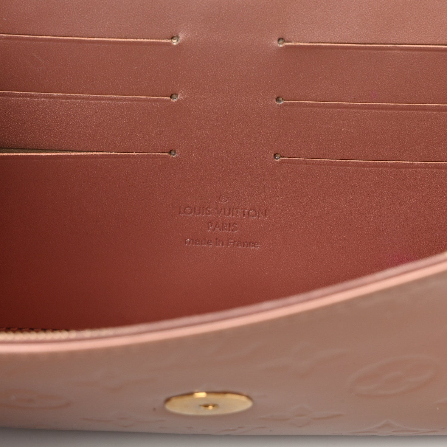 Louis Vuitton Vernis Rossmore MM Rose Velours 6 of 11