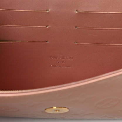 Louis Vuitton Vernis Rossmore MM Rose Velours 6 of 11