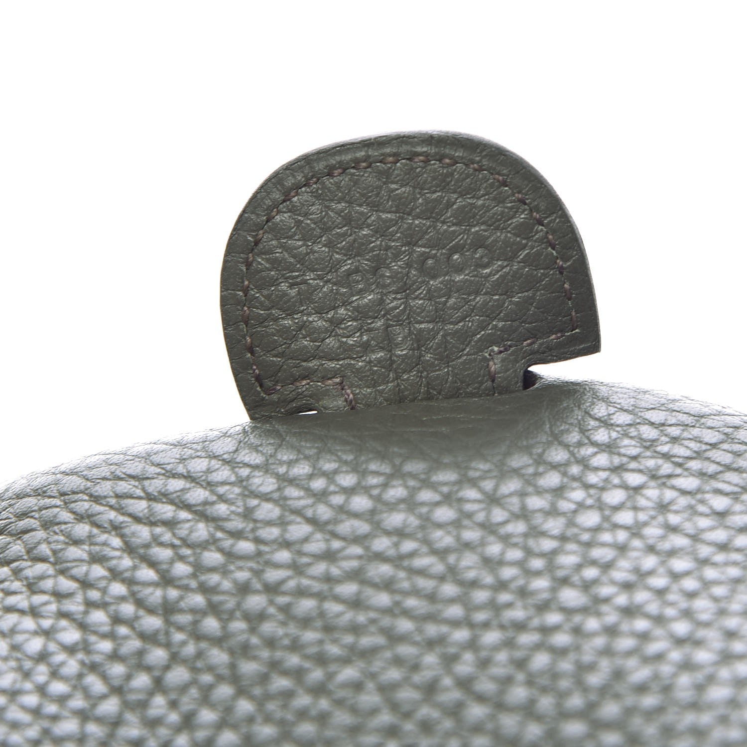 Hermes Taurillon Clemence Evelyne III GM Vert De Gris 7 of 7