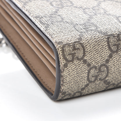 Gucci GG Supreme Monogram Mini Dionysus Chain Wallet Beige Taupe 8 of 9