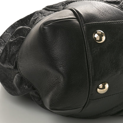 Gucci Guccissima Large Full Moon Tote Black 9 of 11