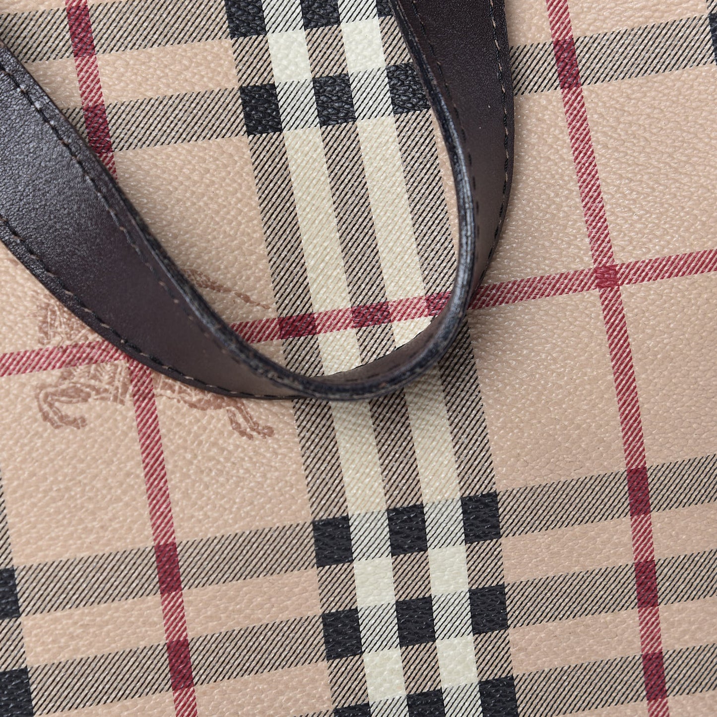 Haymarket Check Small Onslow Tote Chocolate