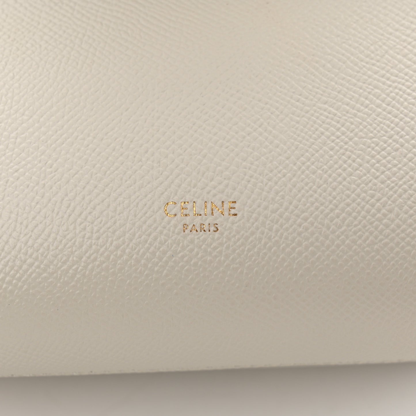 Grained Calfskin Nano Belt Bag Chalk