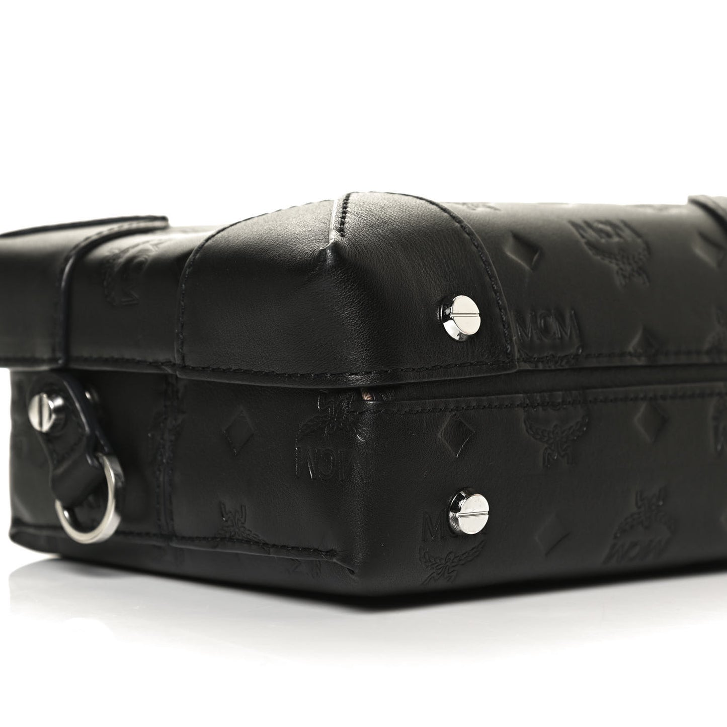 Calfskin Ottomar Monogram Small Berlin Crossbody Black
