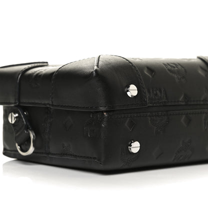 MCM Calfskin Ottomar Monogram Small Berlin Crossbody Black 8 of 11
