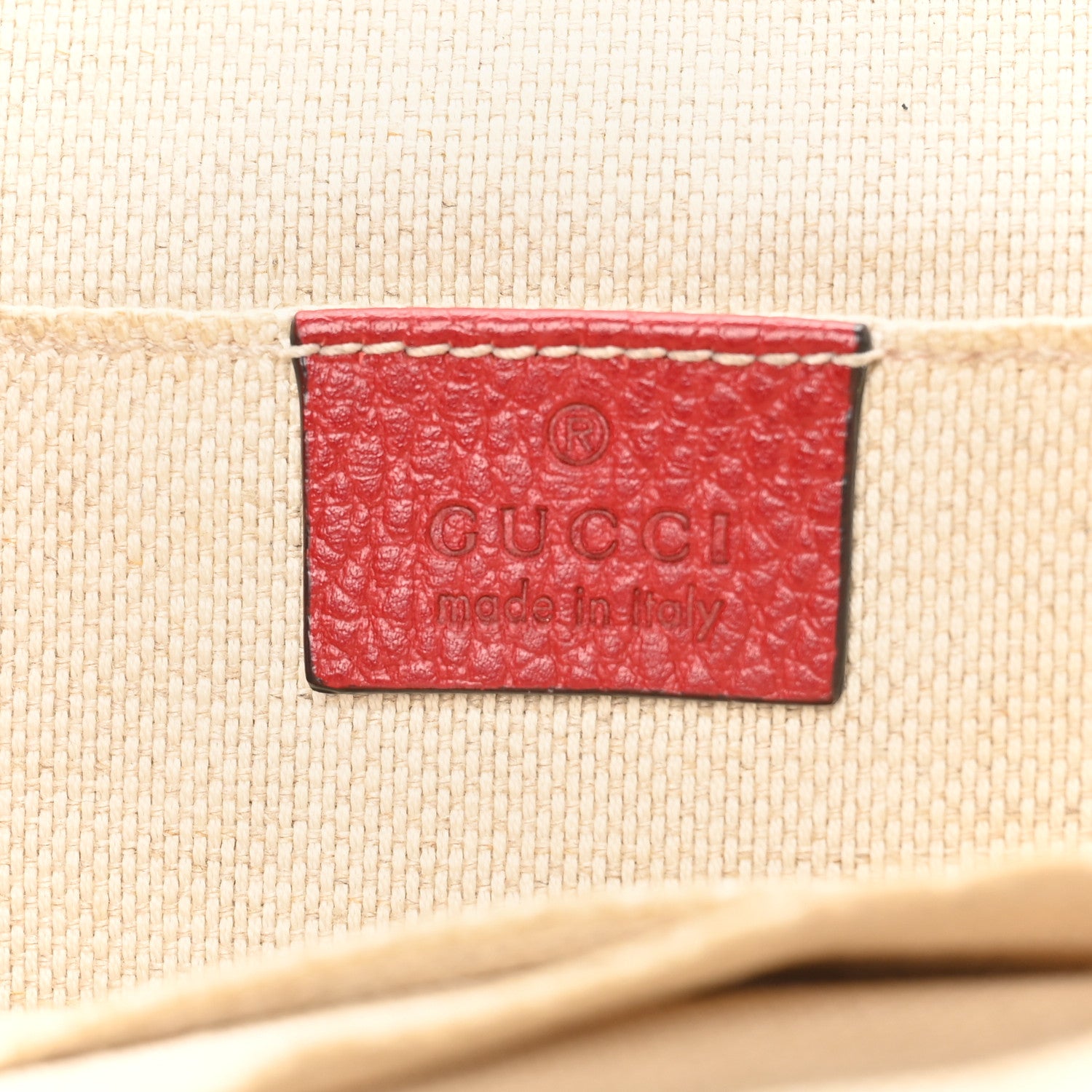 Gucci Pebbled Calfskin Soho Chain Backpack Hibiscus Red 6 of 10